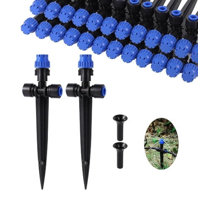 Adjustabile 360 gradi sistema idrico gocciolanti per 1/4 pollice tubature Quick Connect
