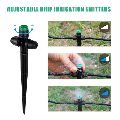 Altezza 6,5 pollici 16,5 cm Aggiustabili gocciolanti di irrigazione per sistema di irrigazione