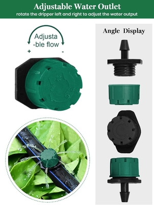 Dripper regolabili per l'irrigazione