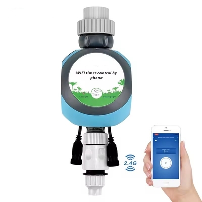 5G WIFI Bluetooth Dual Controller Irrigazione del giardino Sensore di pioggia Timer dell'acqua