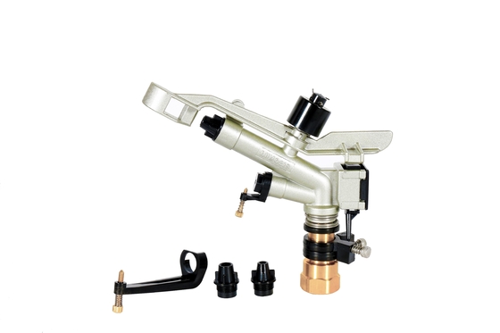 1' Alumini Rainun Sprinkler Sistema di irrigazione portatile doppio ugello